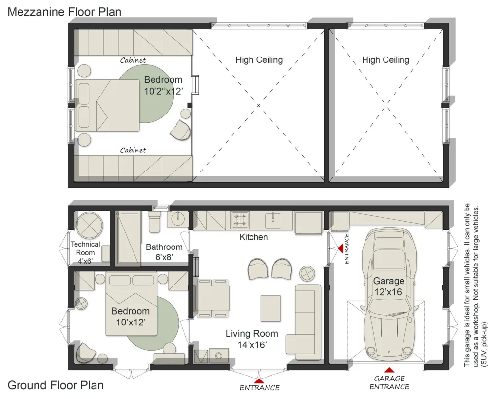 garagedominium house plans